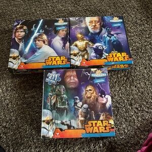Star Wars Panorama Puzzle Set - Blue and Orange